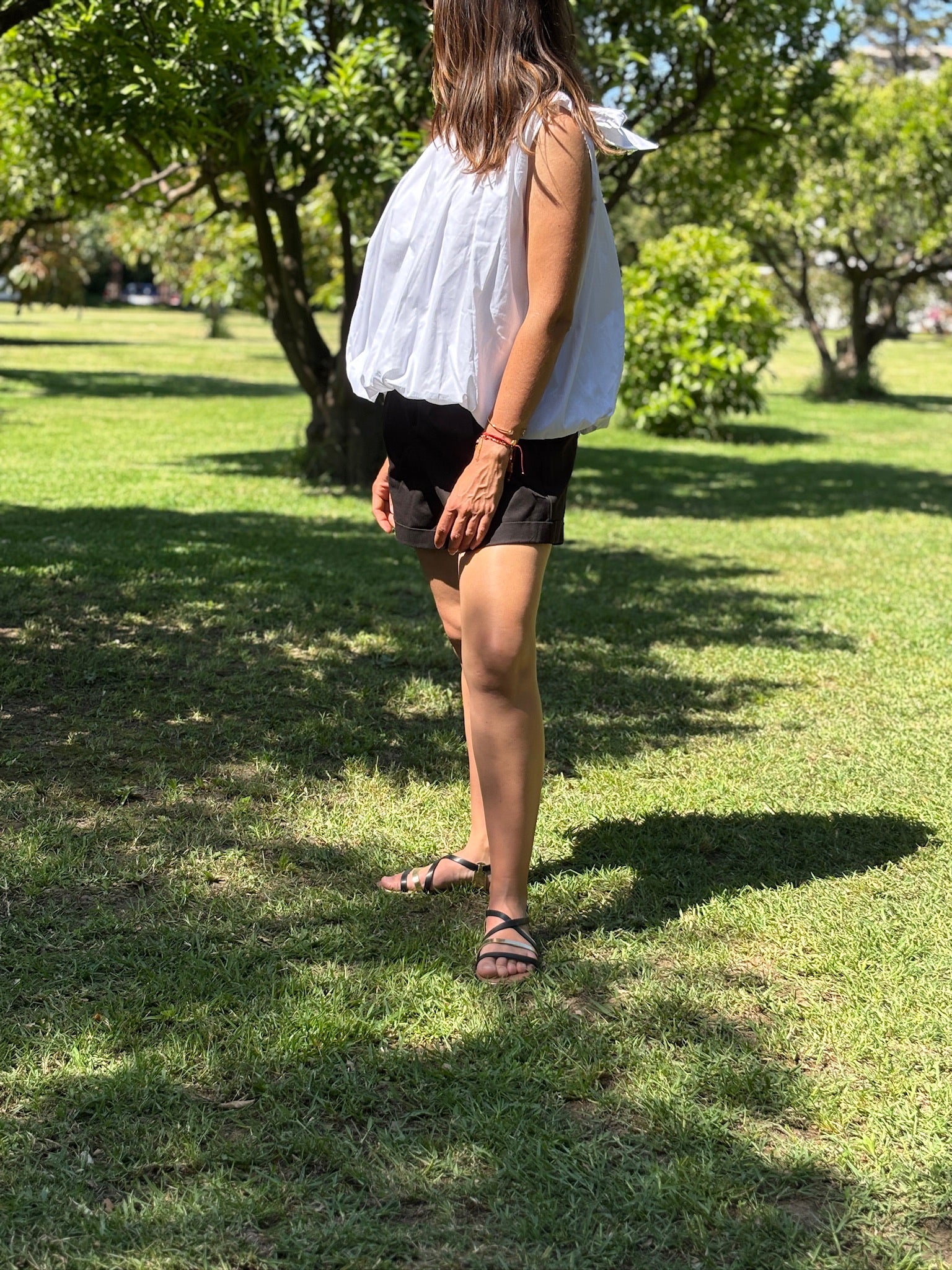 Top VICTORIA blanc