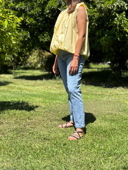 Top VICTORIA jaune