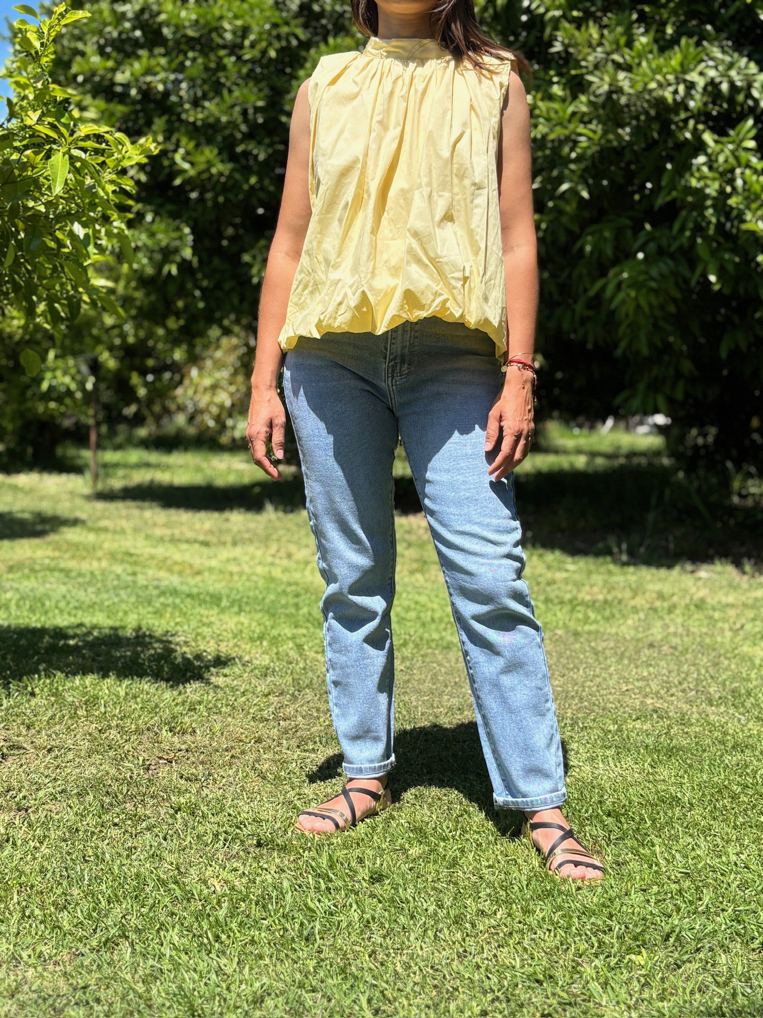 Top VICTORIA jaune