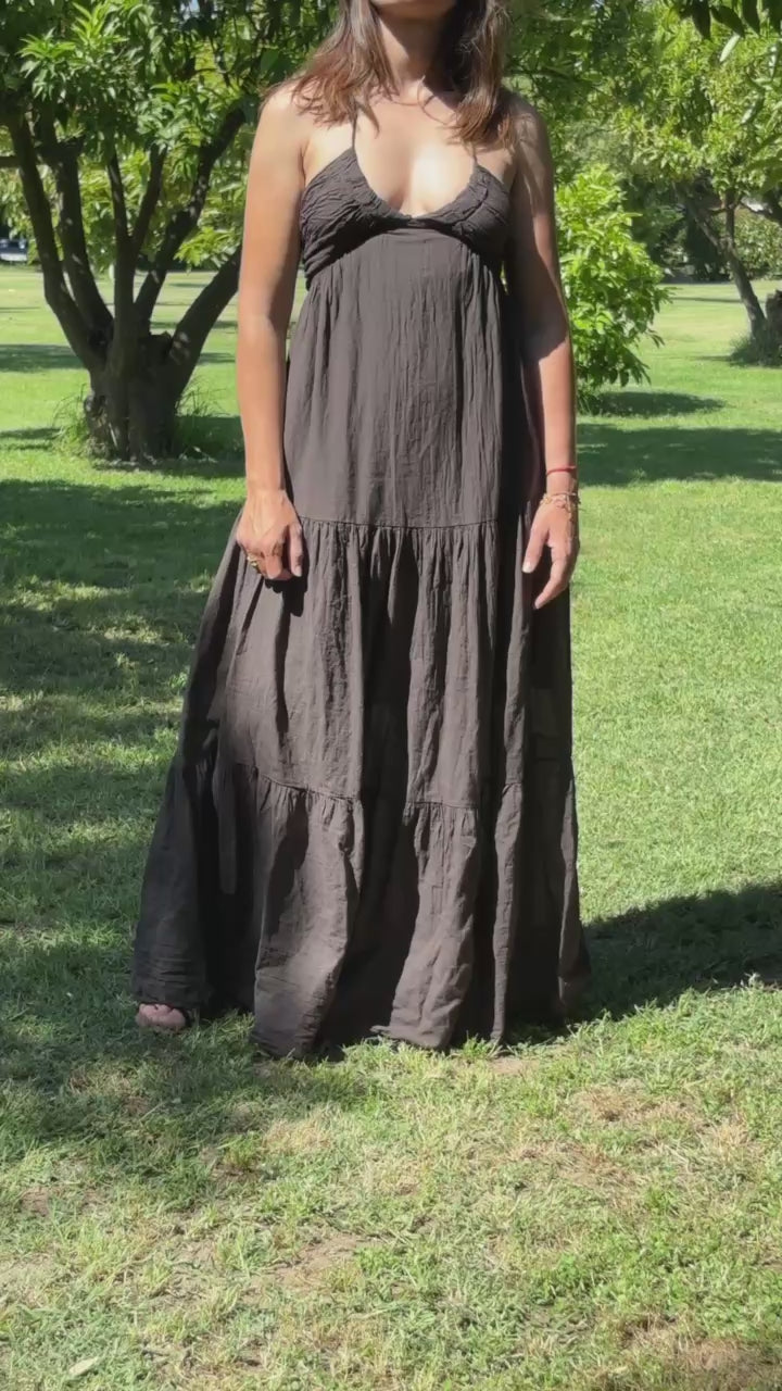 Robe LIVIA chocolat
